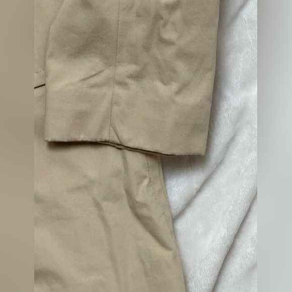 Banana Republic Trench Coat Blazer Safari Travel Classic Neutral Button Close - Picture 4 of 9